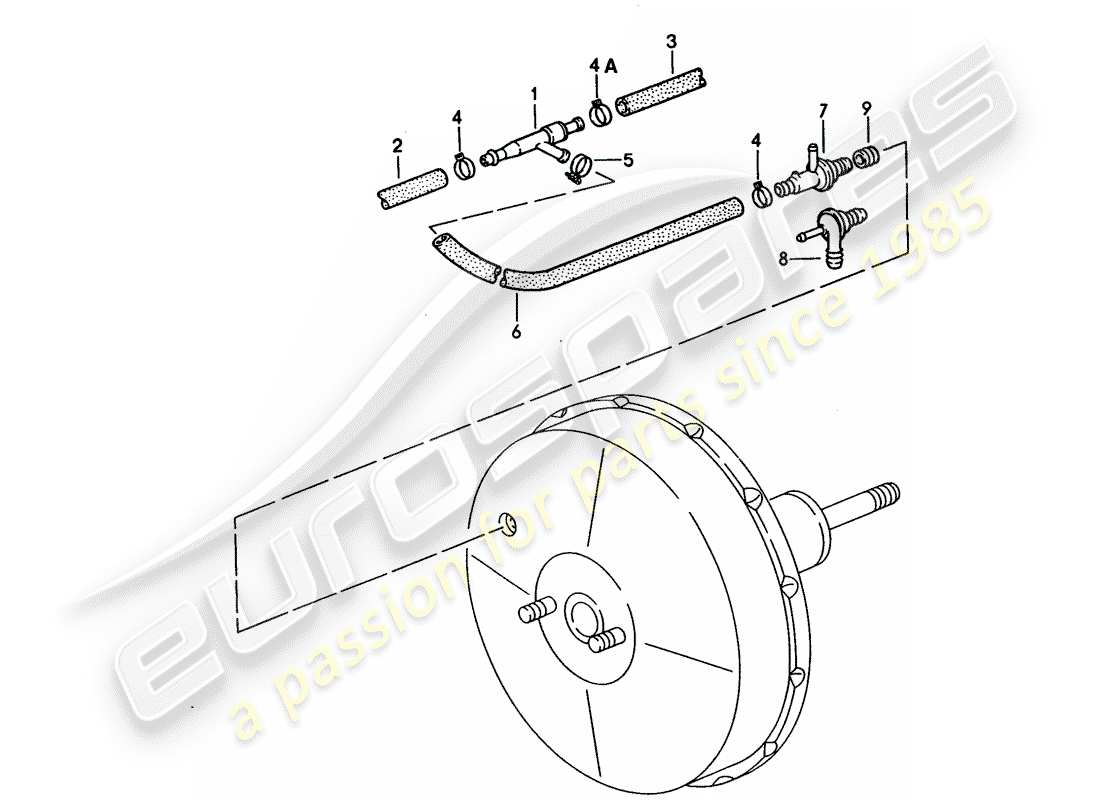 porsche 928 (1995) suction pump part diagram