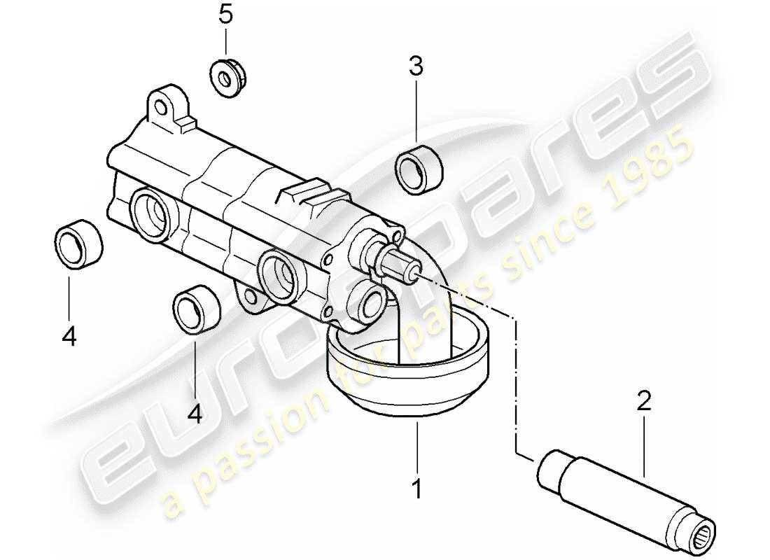 porsche 997 t/gt2 (2008) oil pump part diagram