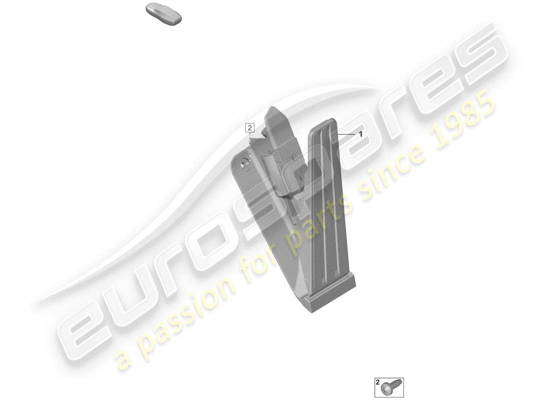 porsche 2019 accelerator pedal part diagram