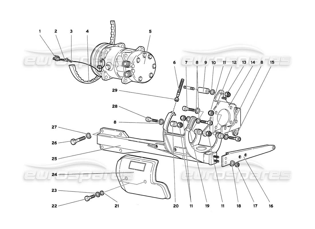 lamborghini diablo 6.0 (2001) climate control part diagram