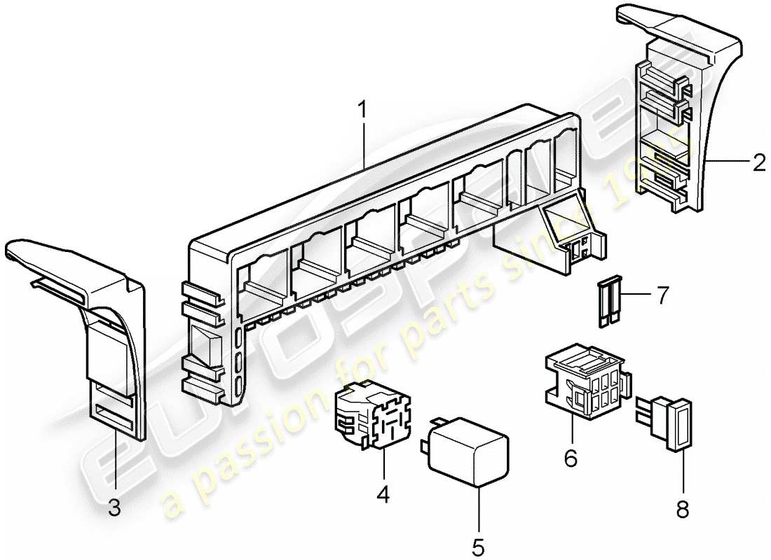 part diagram containing part number 98761011101