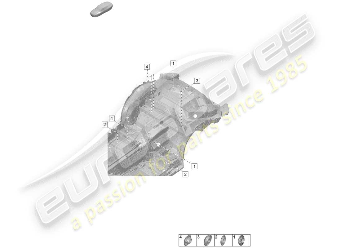 porsche 2020 plugs for body part diagram