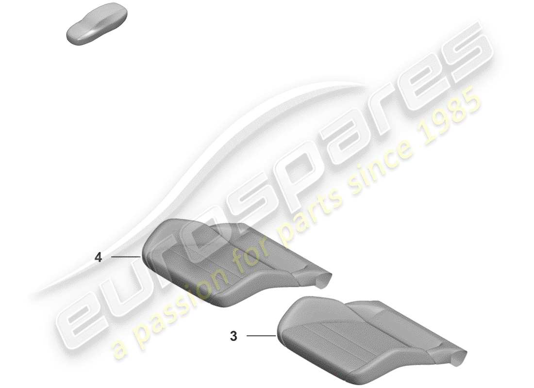 porsche 2020 foam part part diagram