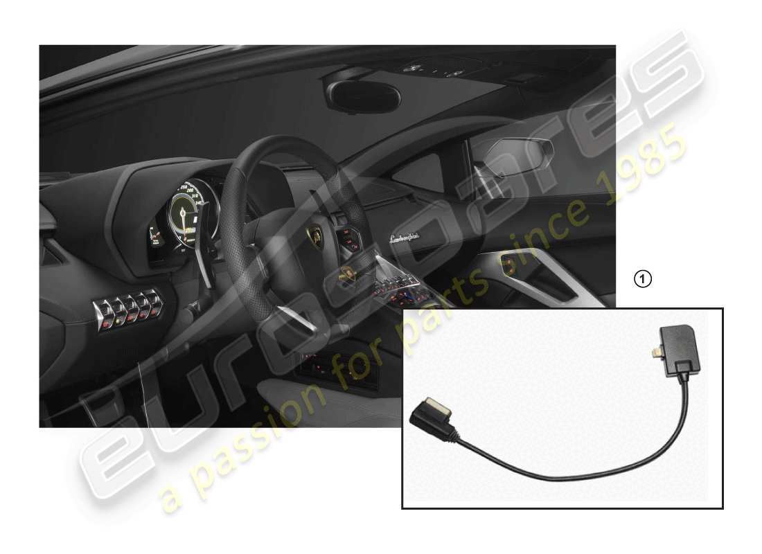 lamborghini huracan lp600-4 zhong coupe (accessories) adapter part diagram