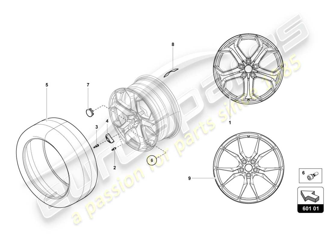 lamborghini lp700-4 coupe (2012) wheels/tyres front part diagram