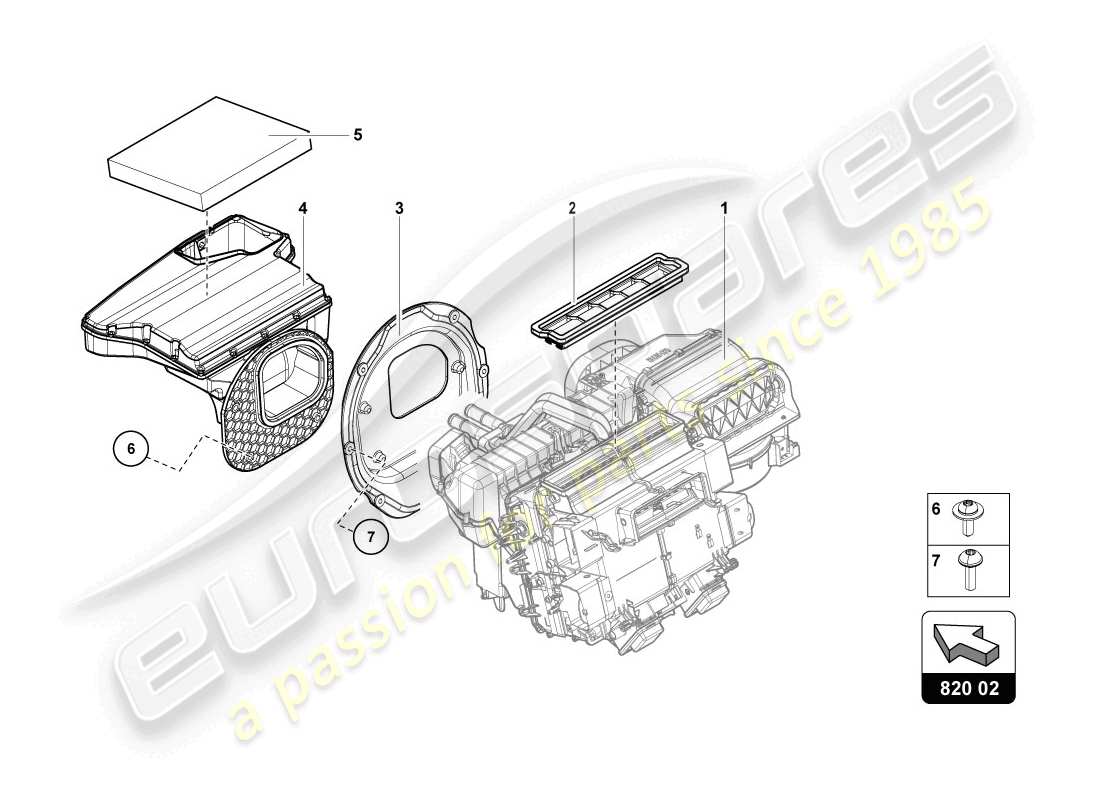 lamborghini lp720-4 coupe 50 (2014) air conditioning part diagram