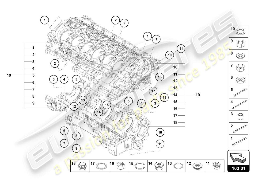 lamborghini lp720-4 coupe 50 (2014) engine block part diagram