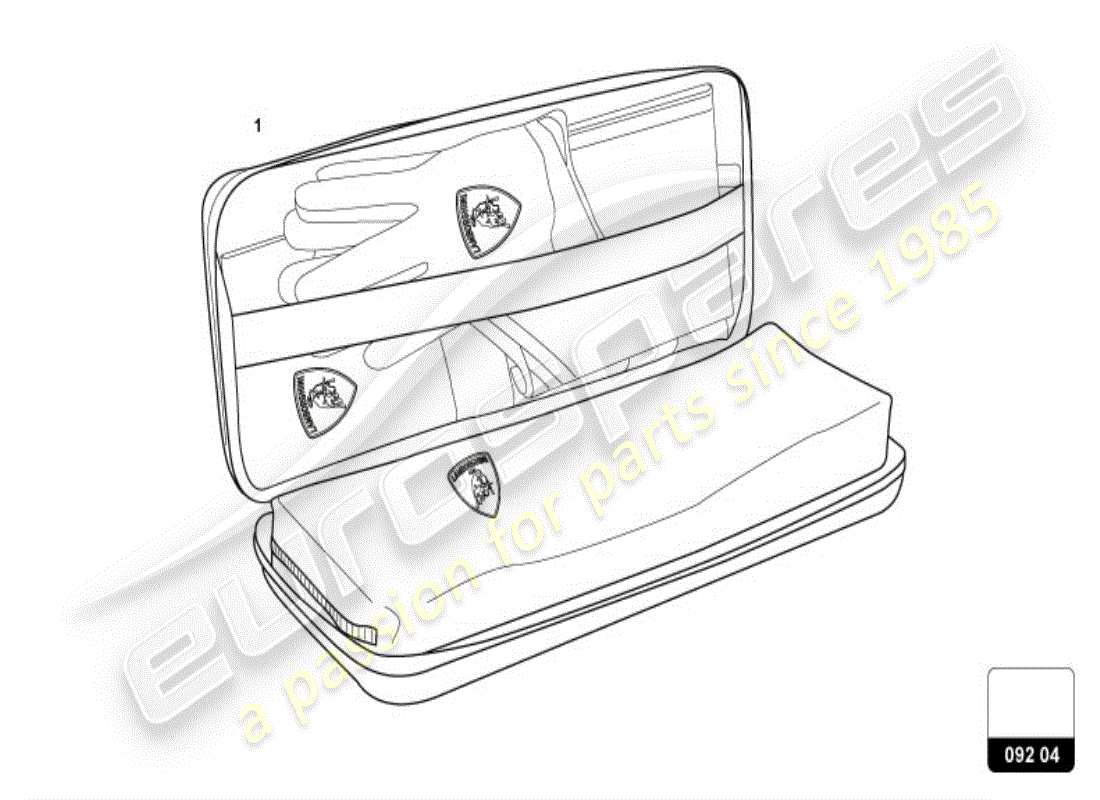 lamborghini huracan performante spyder (accessories) security equipment part diagram