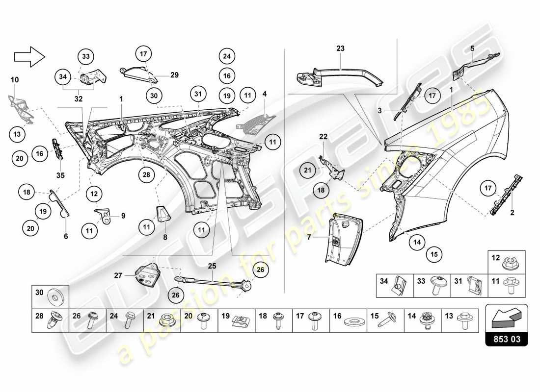 lamborghini lp610-4 avio (2017) wing part diagram