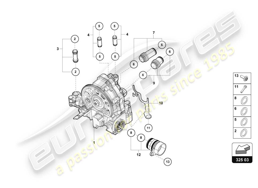 lamborghini lp610-4 avio (2017) hydraulics control unit part diagram