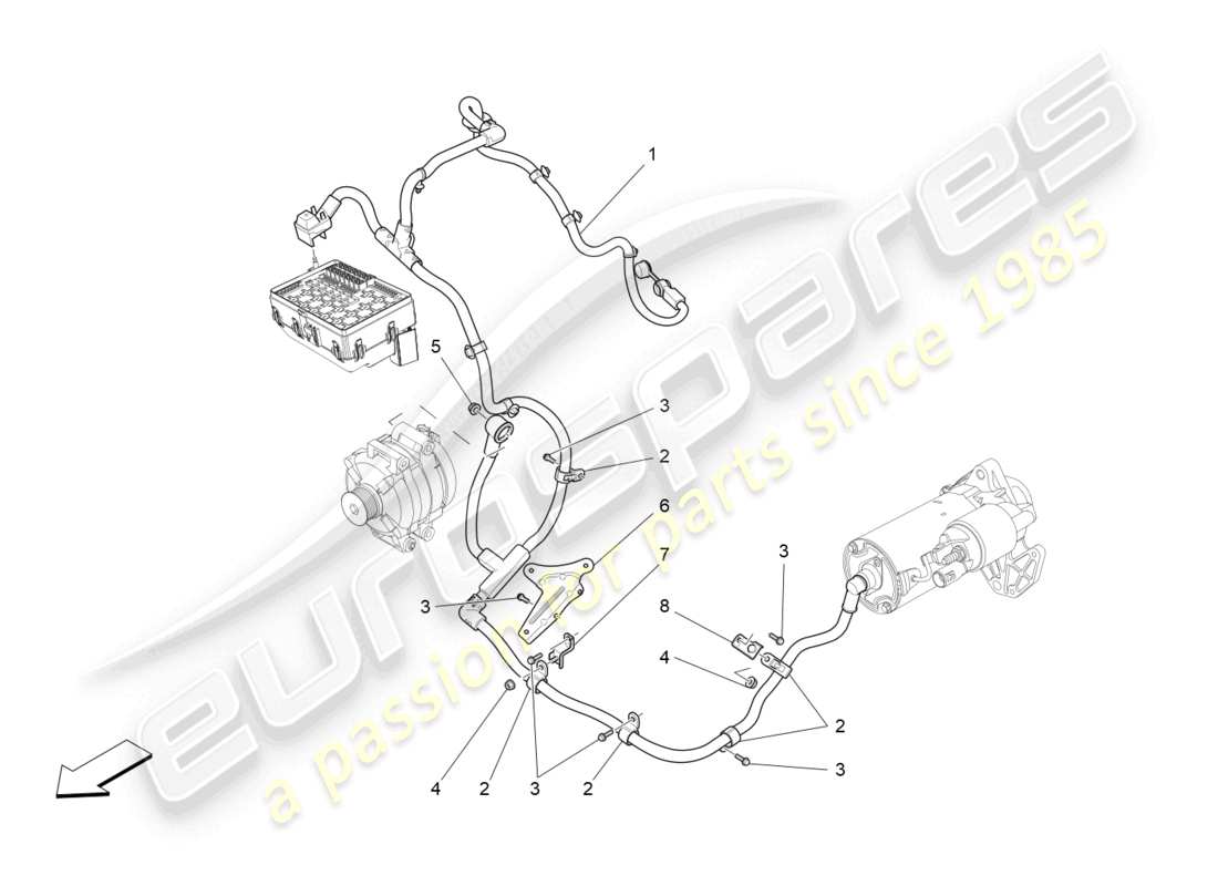 maserati levante (2020) main wiring part diagram