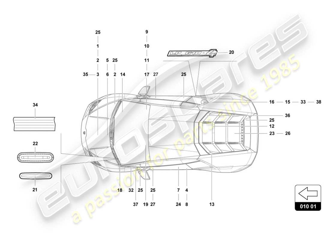 part diagram containing part number 4t0010515b