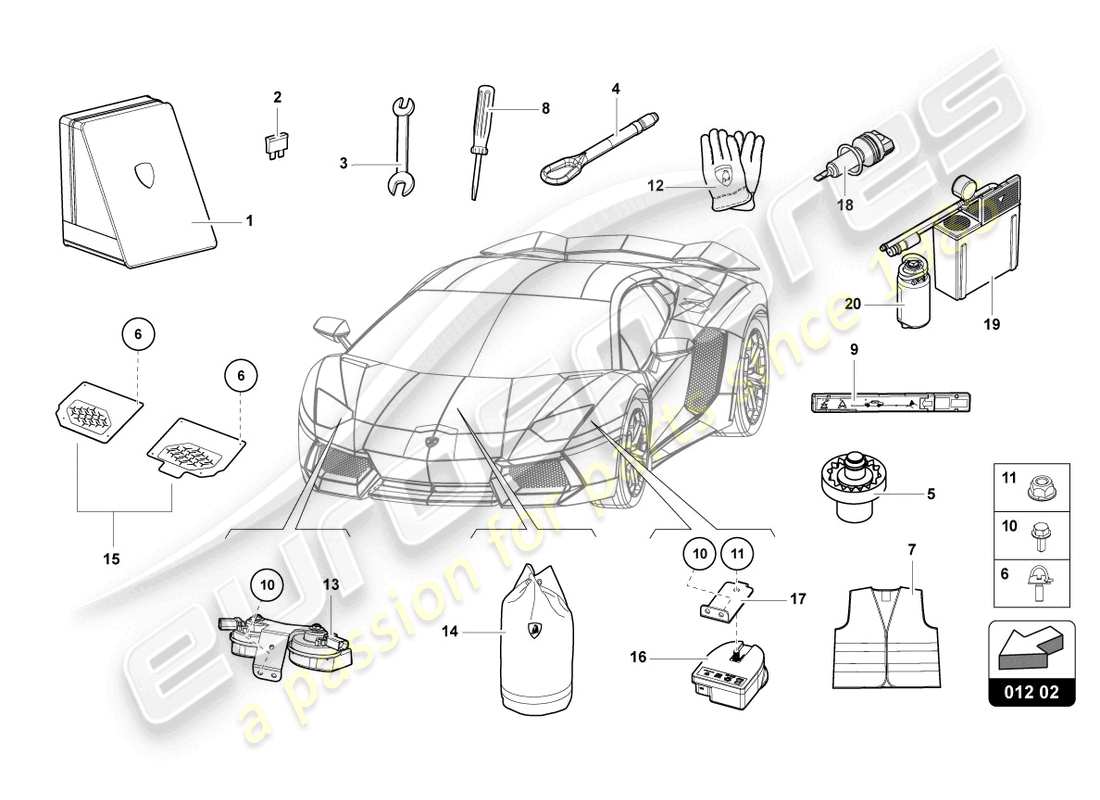 part diagram containing part number 5ta861743