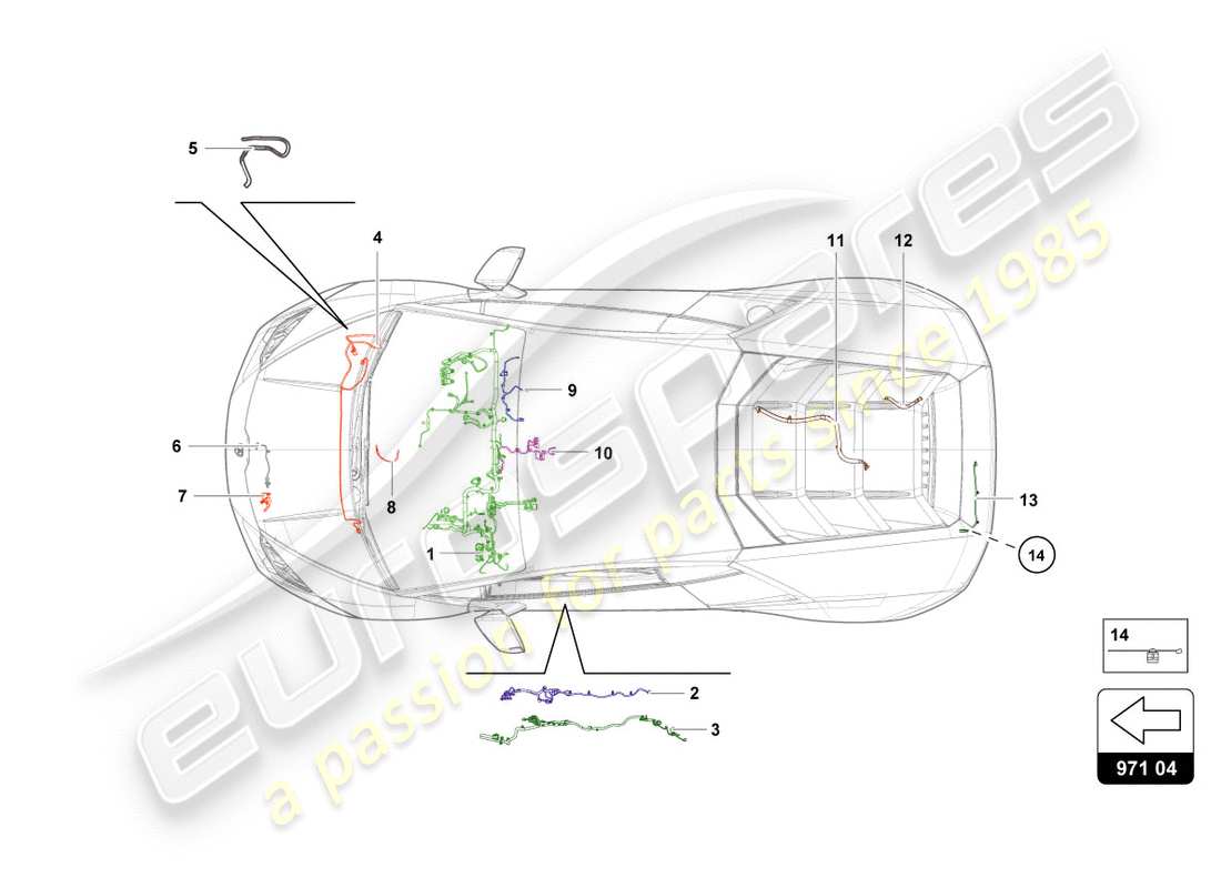 lamborghini performante coupe (2019) wiring part diagram