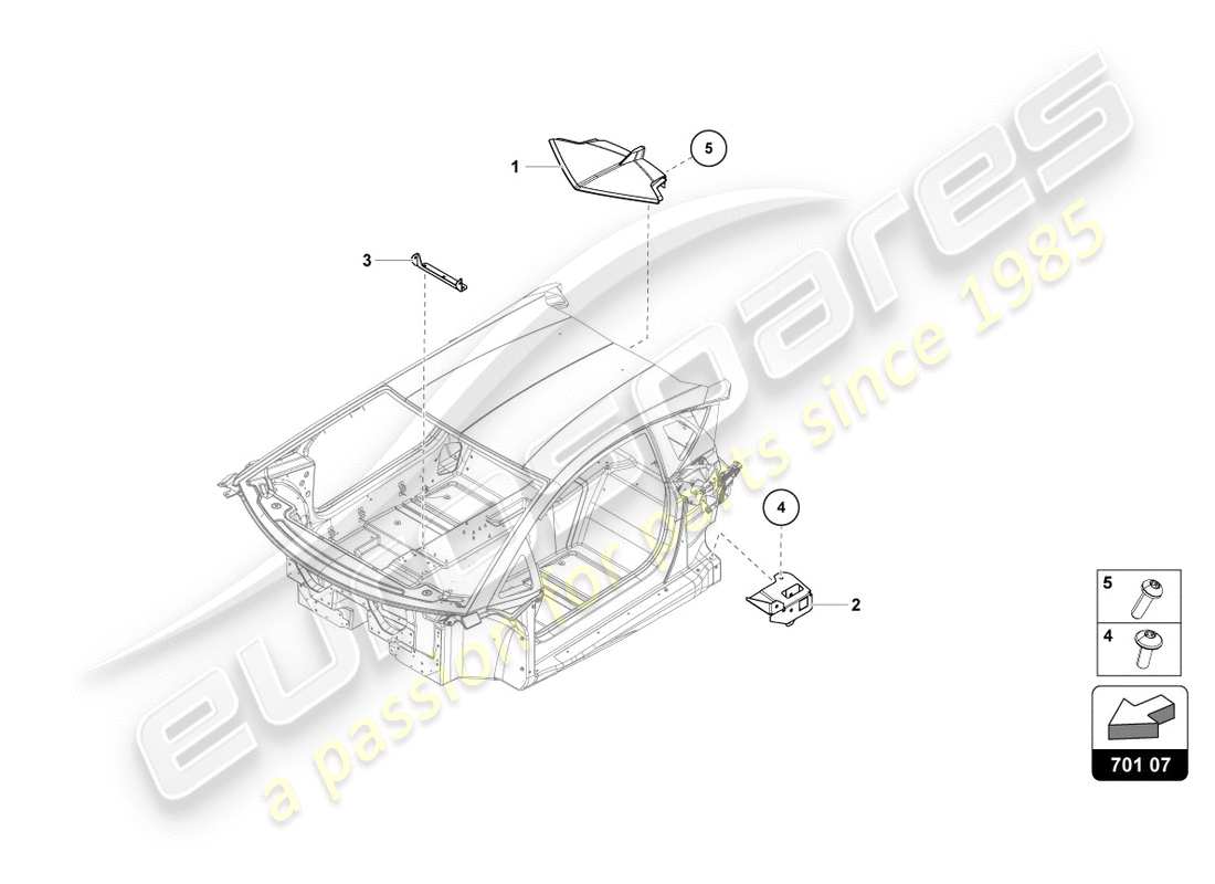 lamborghini centenario coupe (2017) chassis part diagram