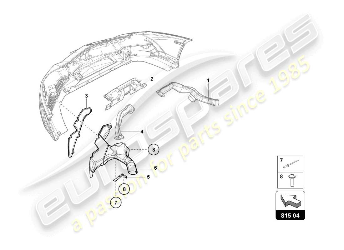 lamborghini lp720-4 coupe 50 (2014) air guide part diagram