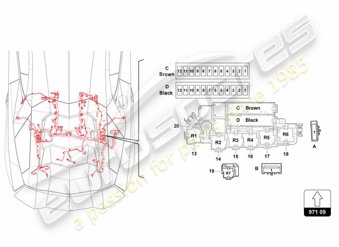 lamborghini centenario roadster (2017) fuses part diagram