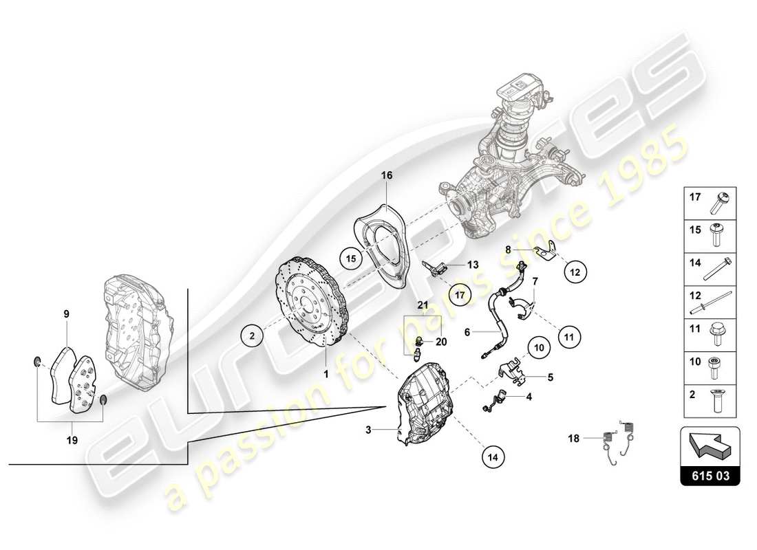 lamborghini lp580-2 coupe (2018) brake disc (vented) front part diagram