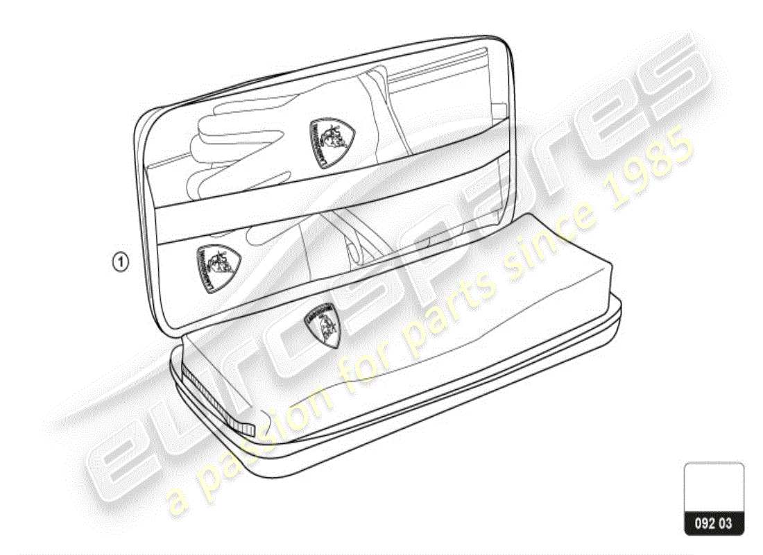 lamborghini urus (accessories) security equipment part diagram