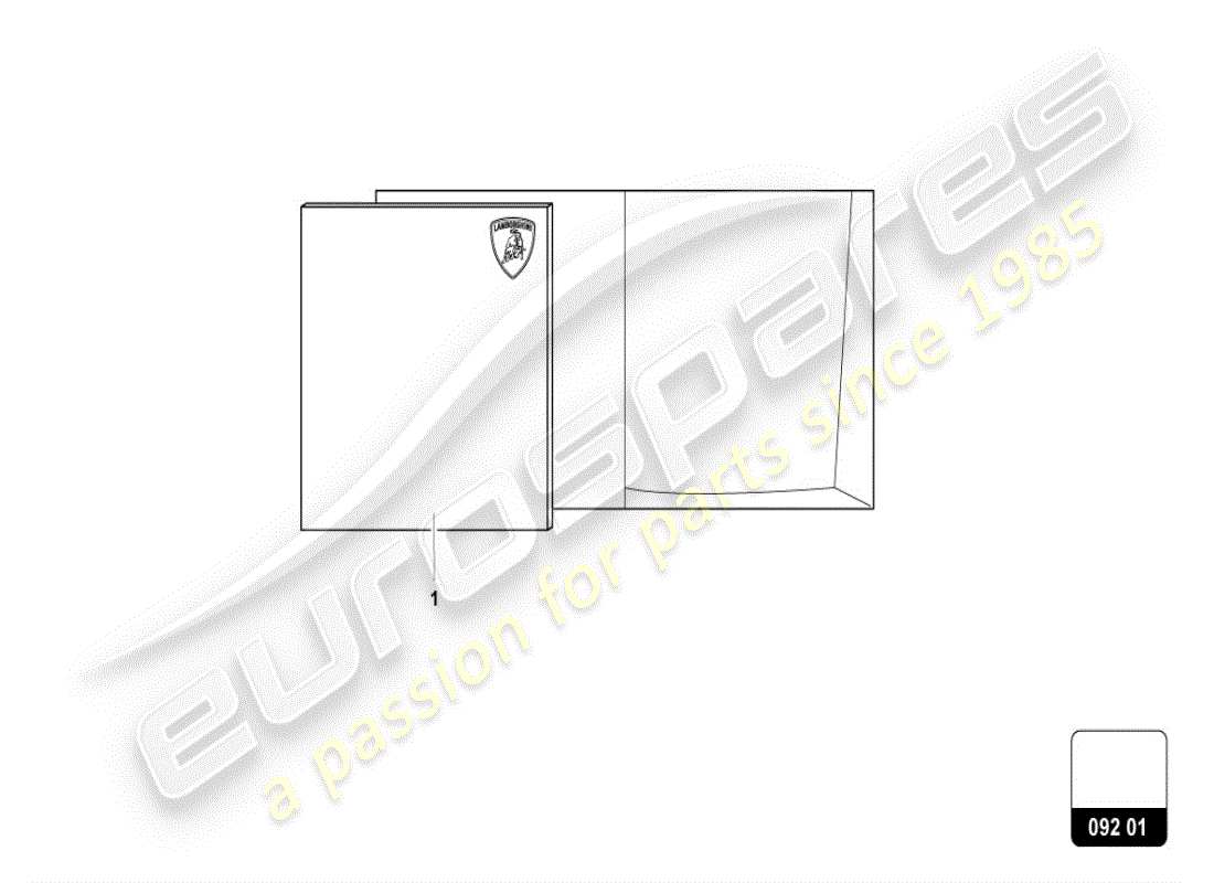 lamborghini urus (accessories) cleaning agent set part diagram