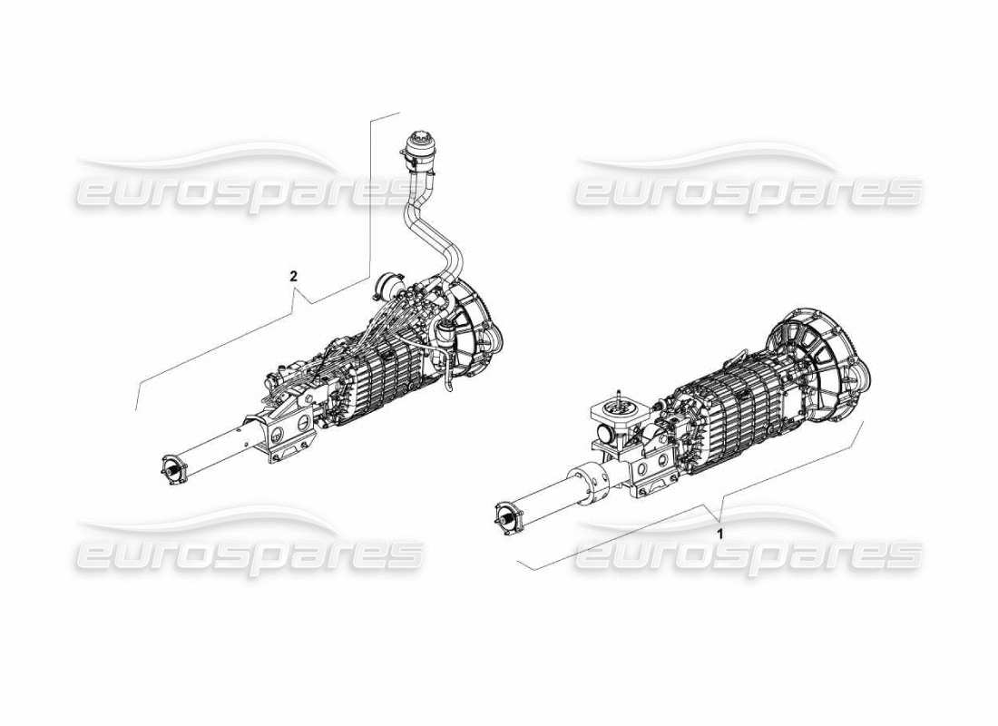 lamborghini murcielago lp670 gearbox assembly parts diagram