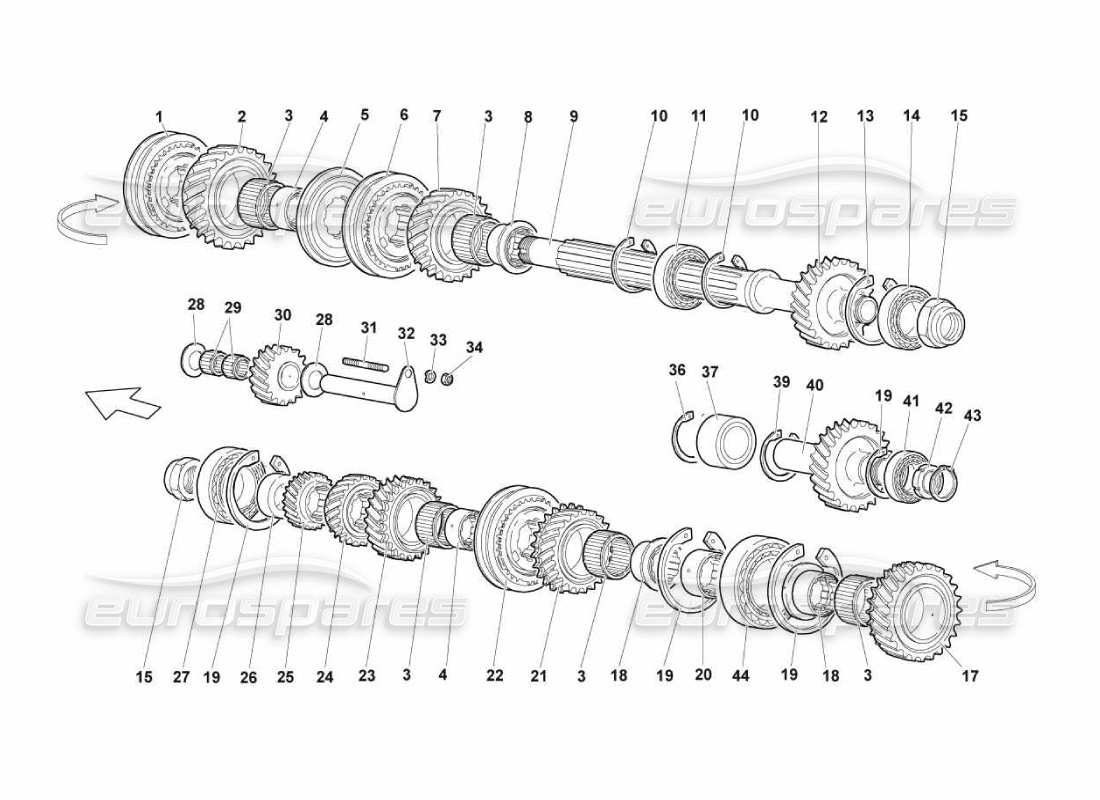 lamborghini murcielago lp670 driven shaft part diagram