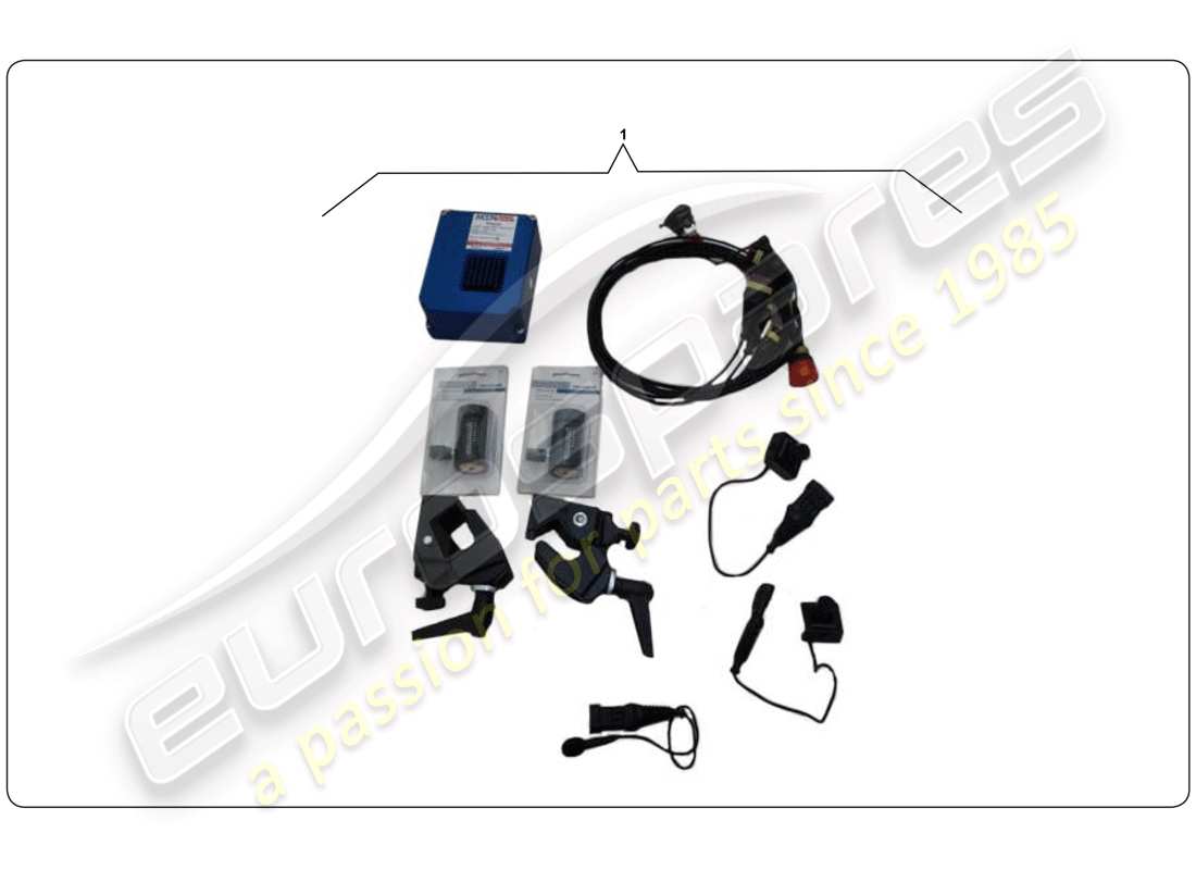 lamborghini super trofeo (2009-2014) data logger visus part diagram