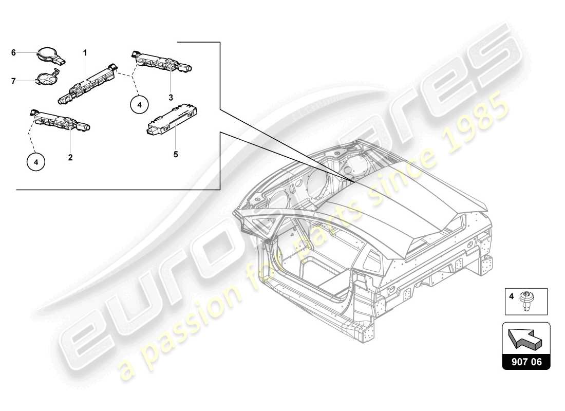 lamborghini lp720-4 coupe 50 (2014) aerial part diagram