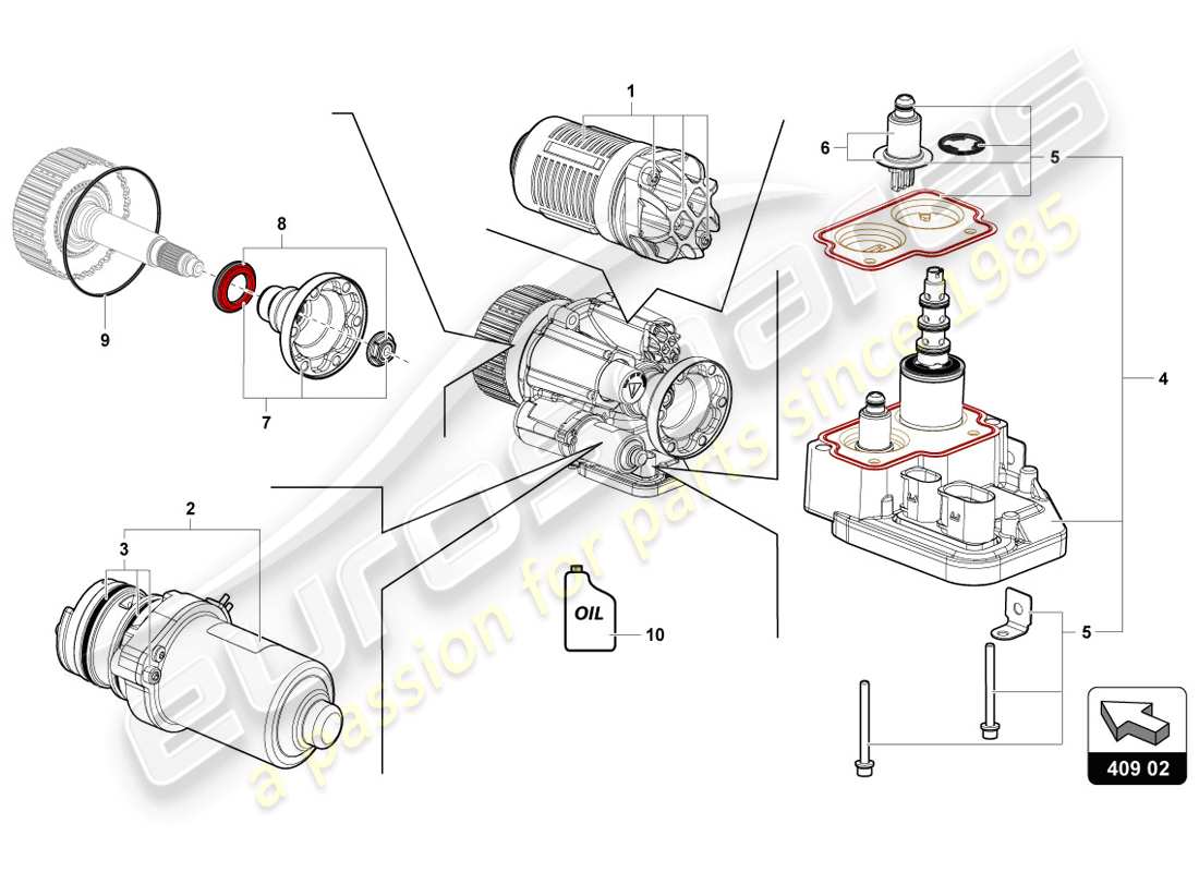 lamborghini lp720-4 coupe 50 (2014) oil filter part diagram