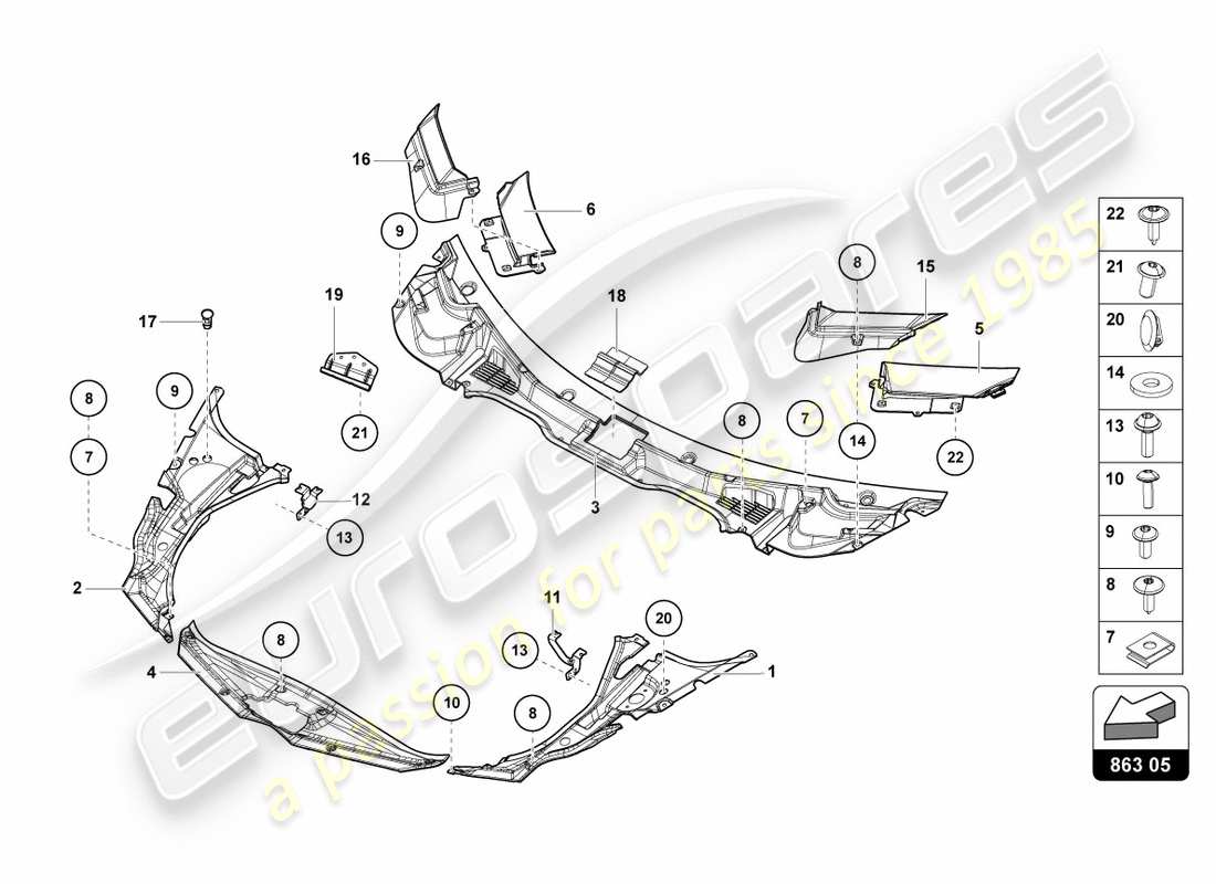 lamborghini lp700-4 coupe (2012) luggage comp. floor covering part diagram