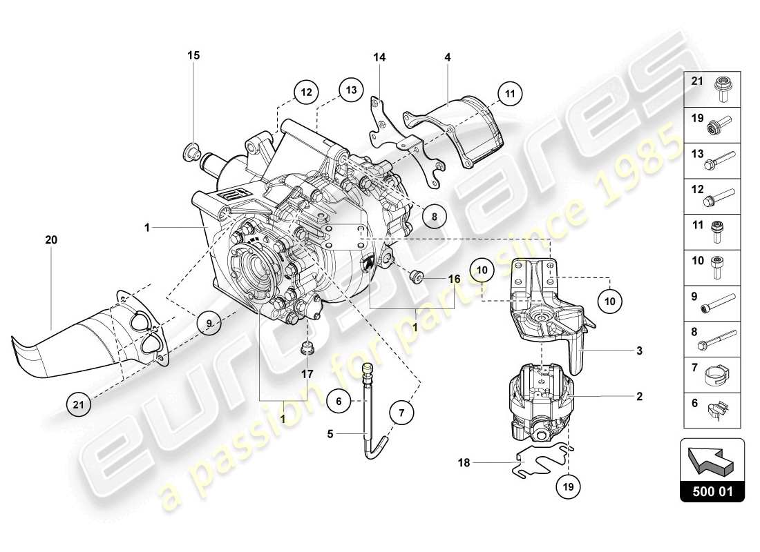 lamborghini lp720-4 coupe 50 (2014) differential part diagram