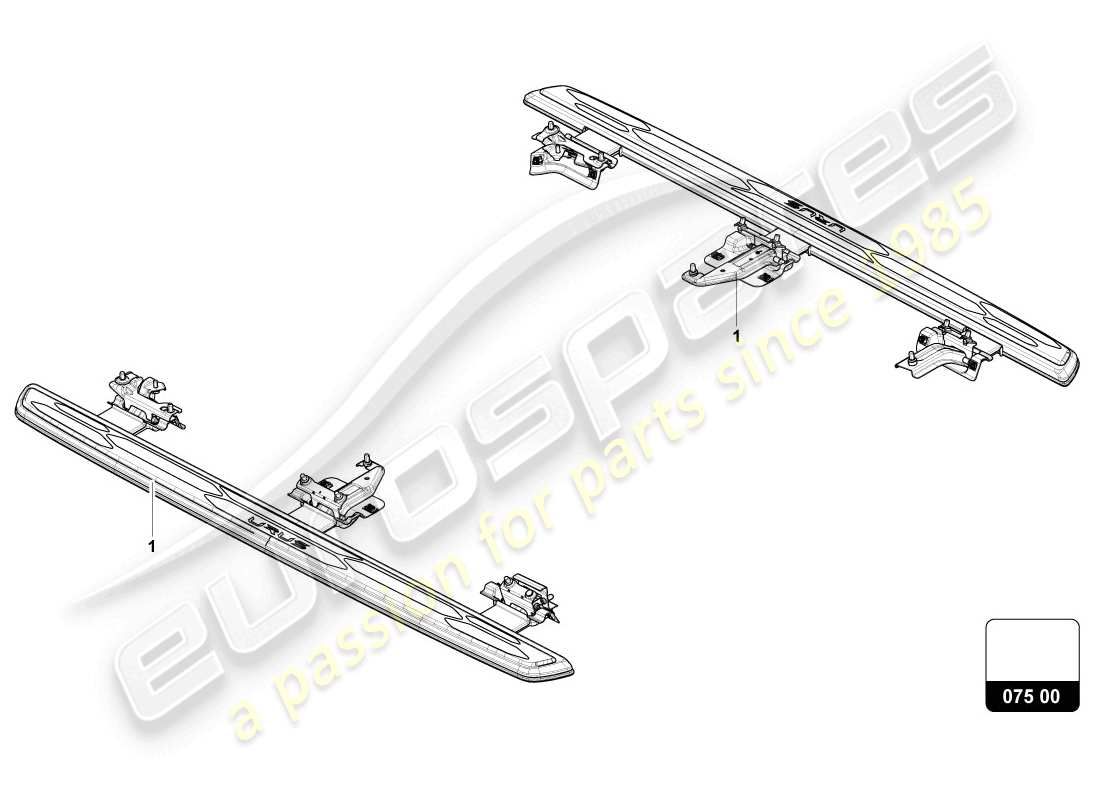 lamborghini urus (accessories) spoiler part diagram