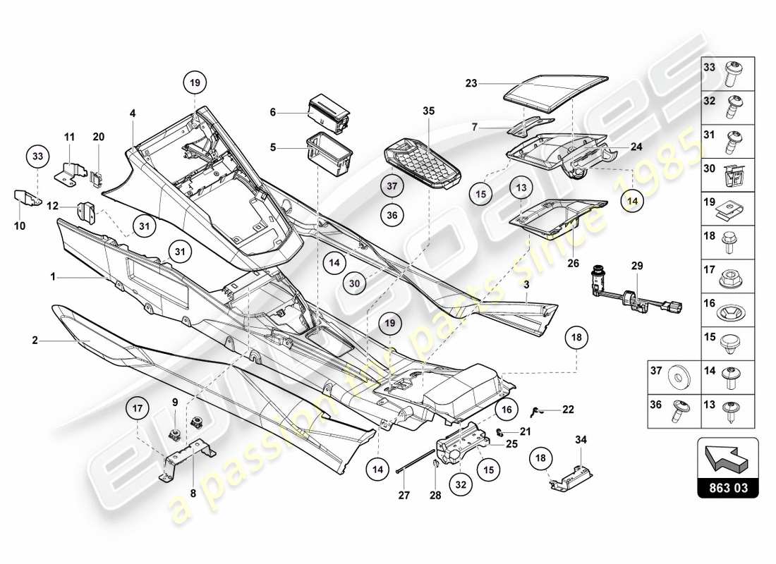 part diagram containing part number 470863315a