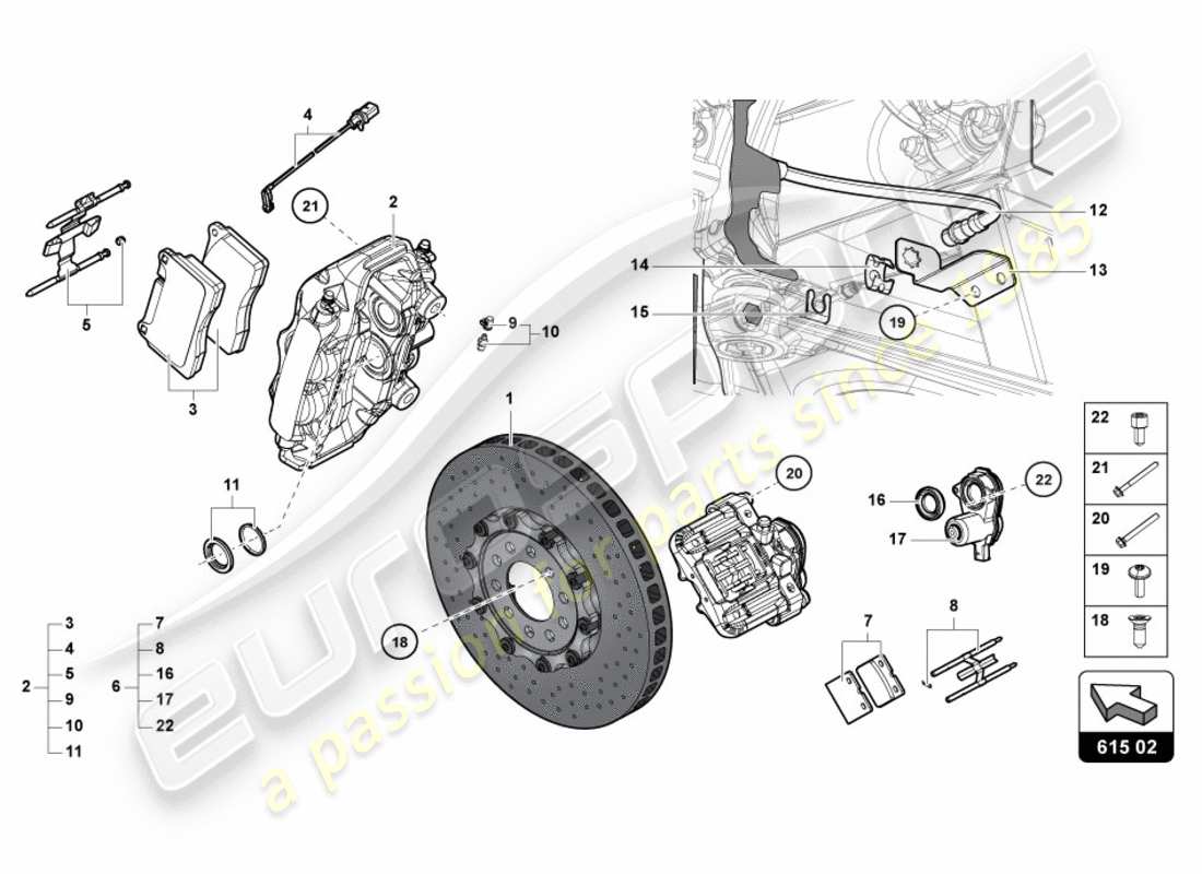 lamborghini lp700-4 coupe (2012) brake disc rear part diagram