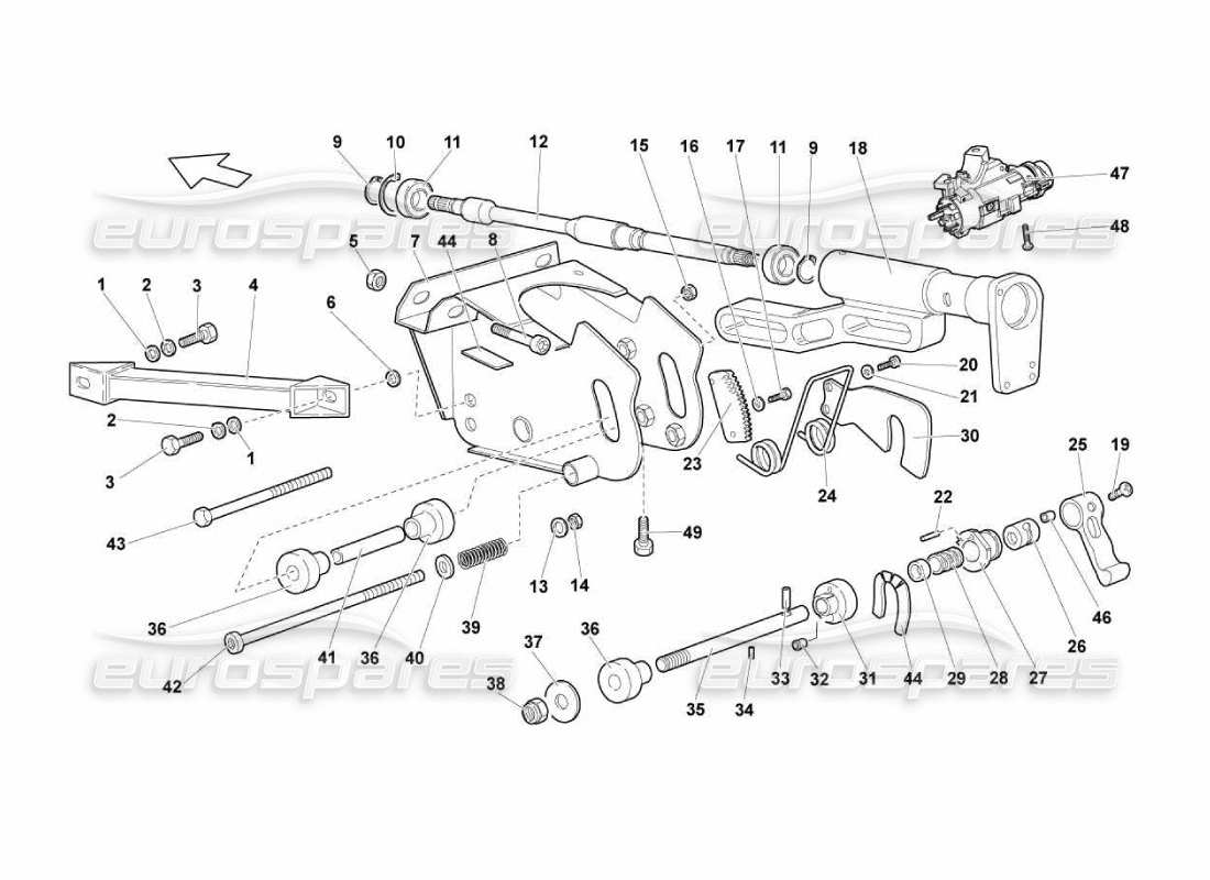 part diagram containing part number n1037511