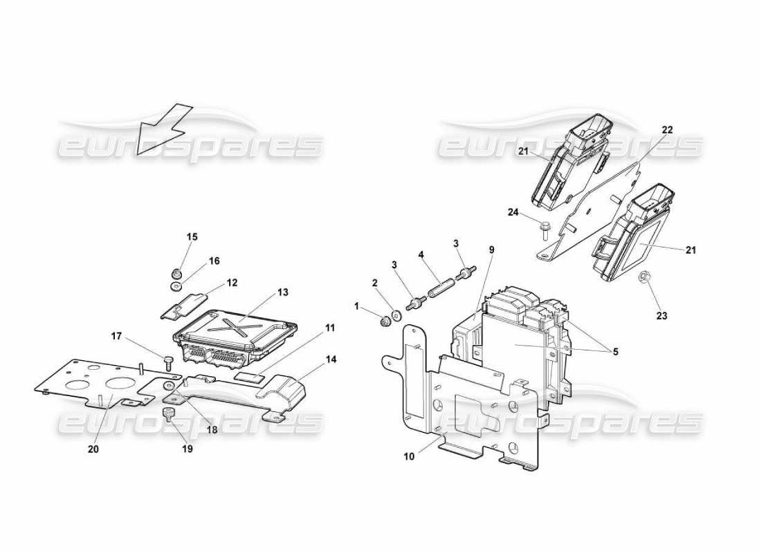 lamborghini murcielago lp670 electrical system part diagram