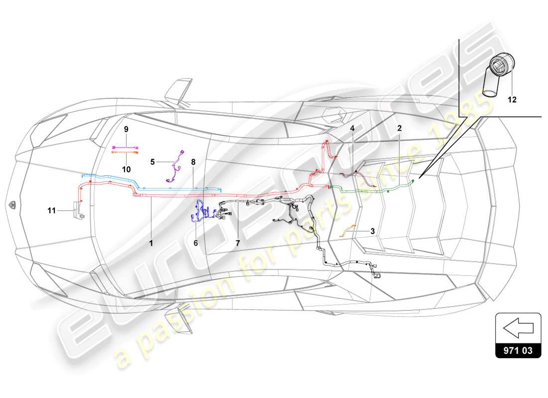 lamborghini lp720-4 coupe 50 (2014) electrical system part diagram