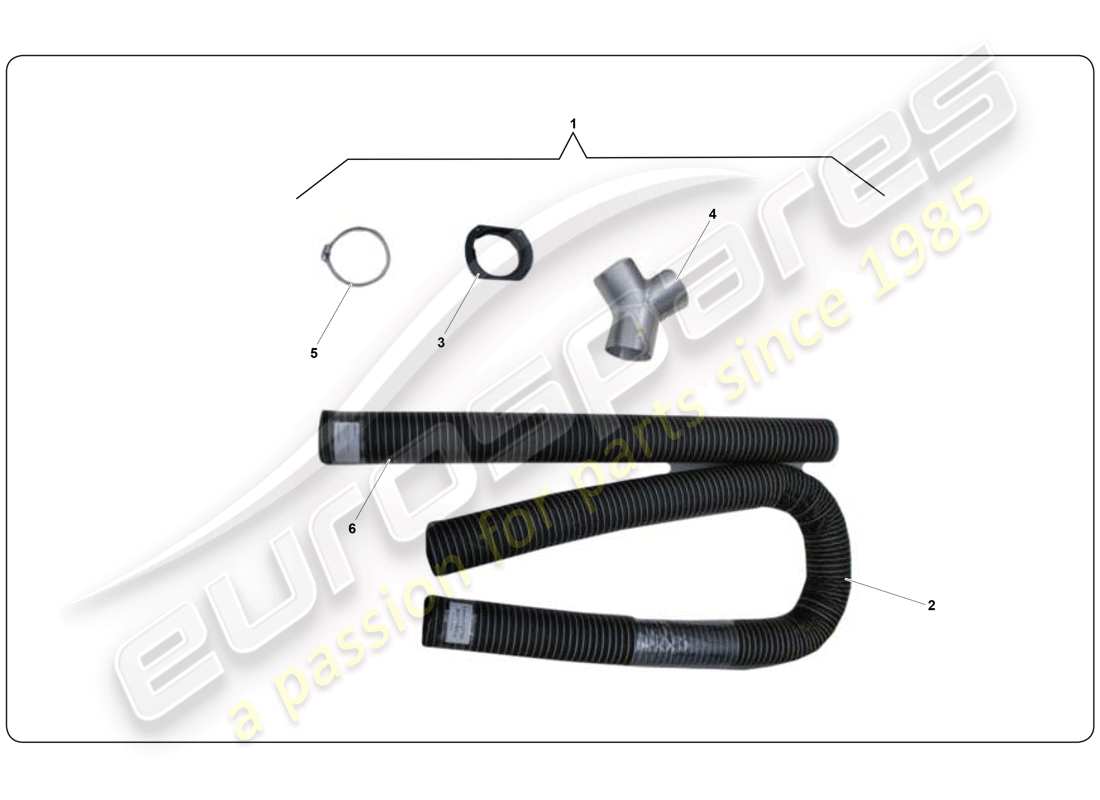 lamborghini super trofeo (2009-2014) driver cooling kit part diagram