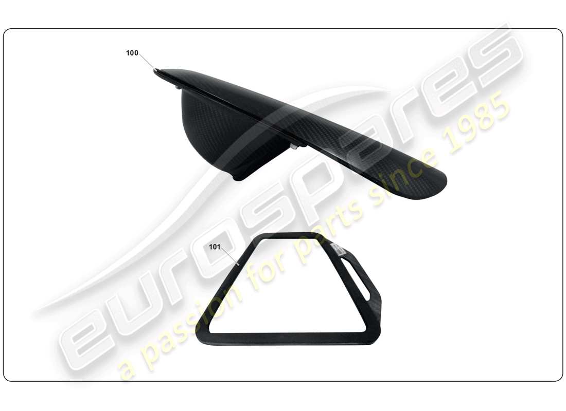 lamborghini super trofeo (2009-2014) airscoop kit part diagram