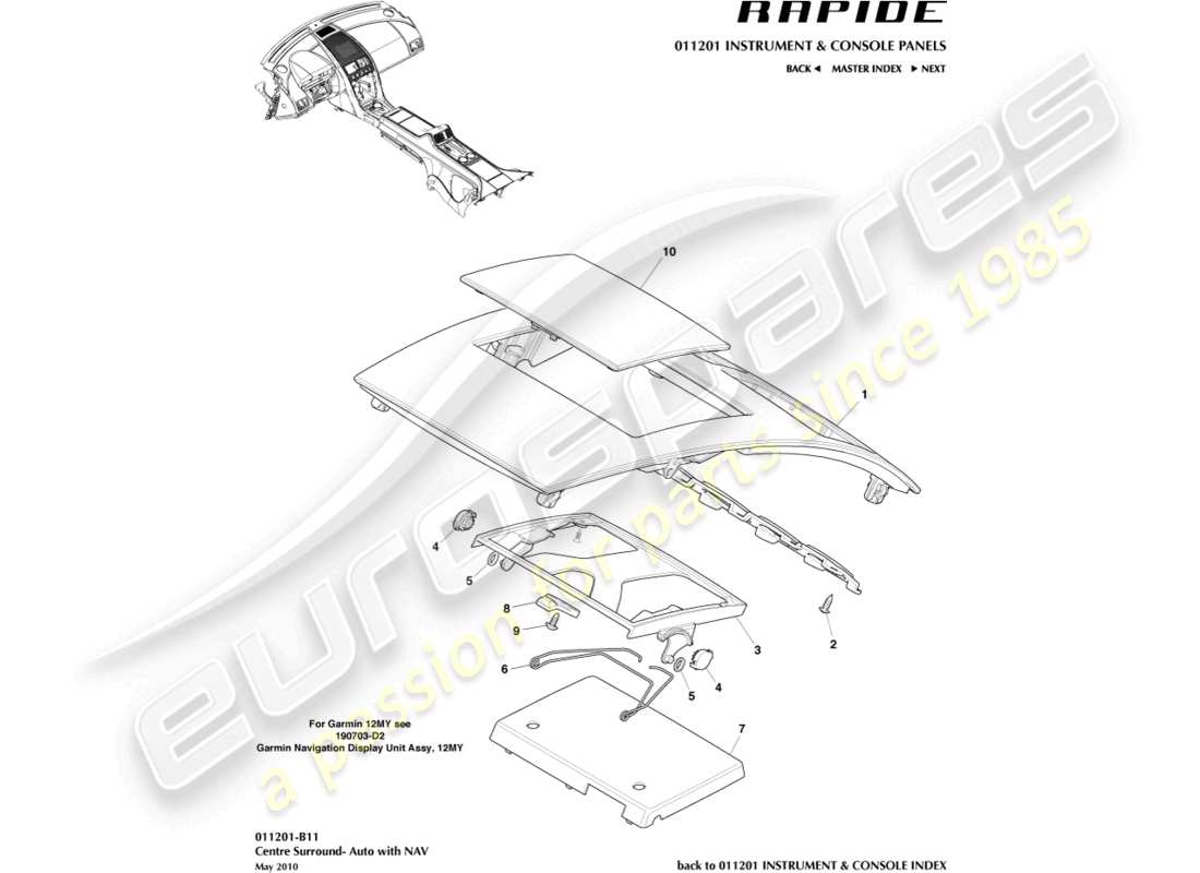 part diagram containing part number 6g33-38392-aa