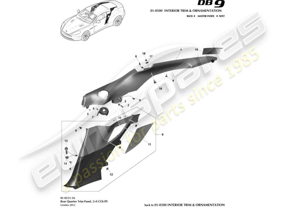 part diagram containing part number 701581-pk