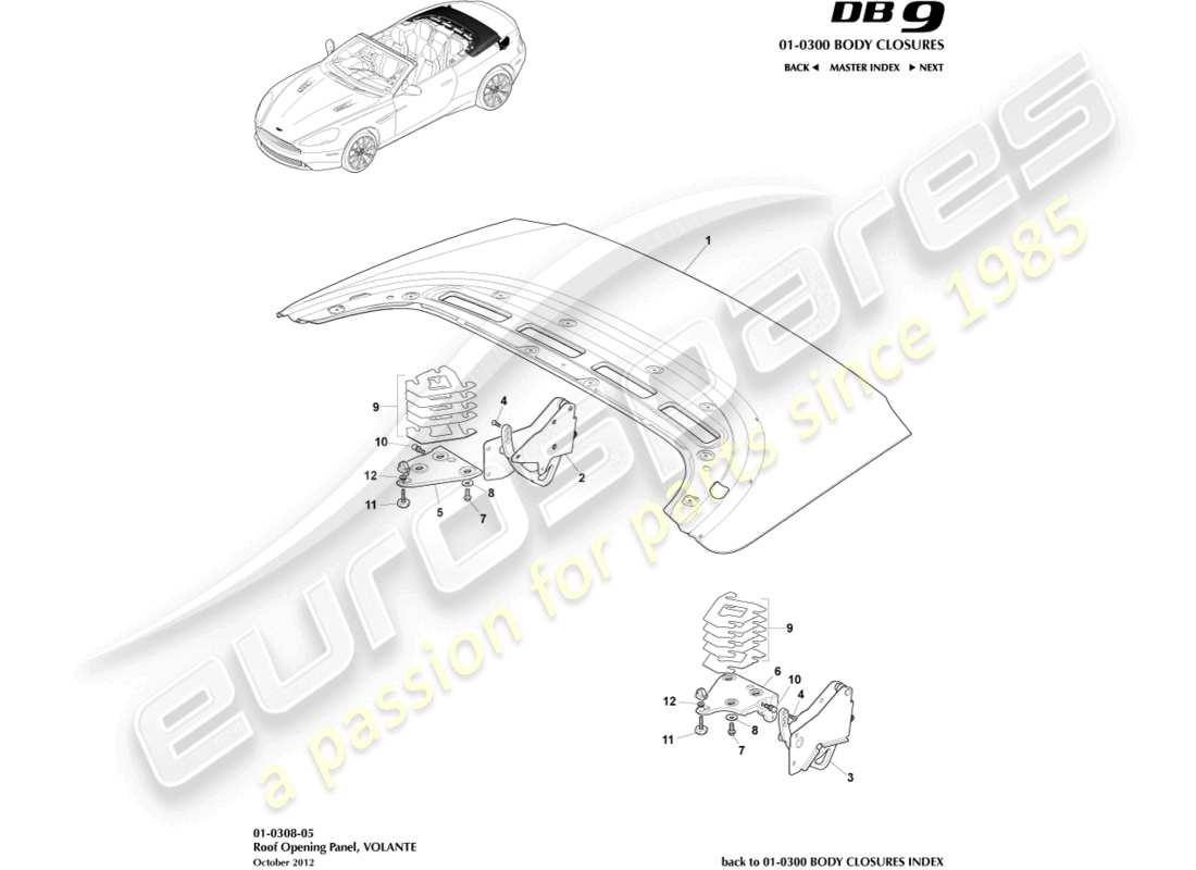 part diagram containing part number 4g43-49200-aa