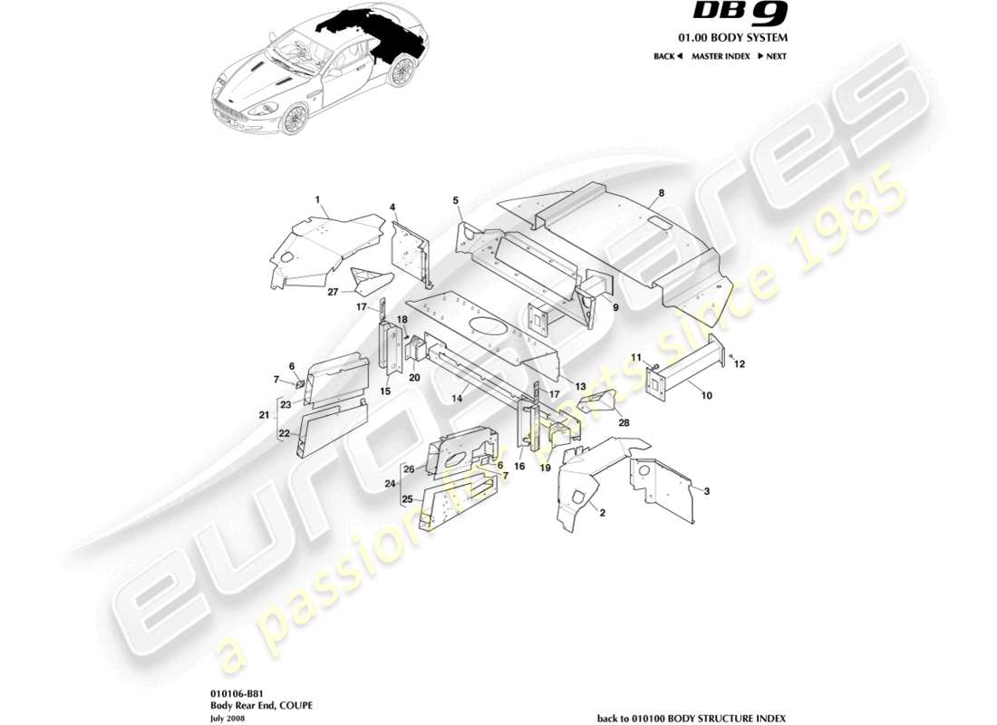 part diagram containing part number 8g43-c40334-aa