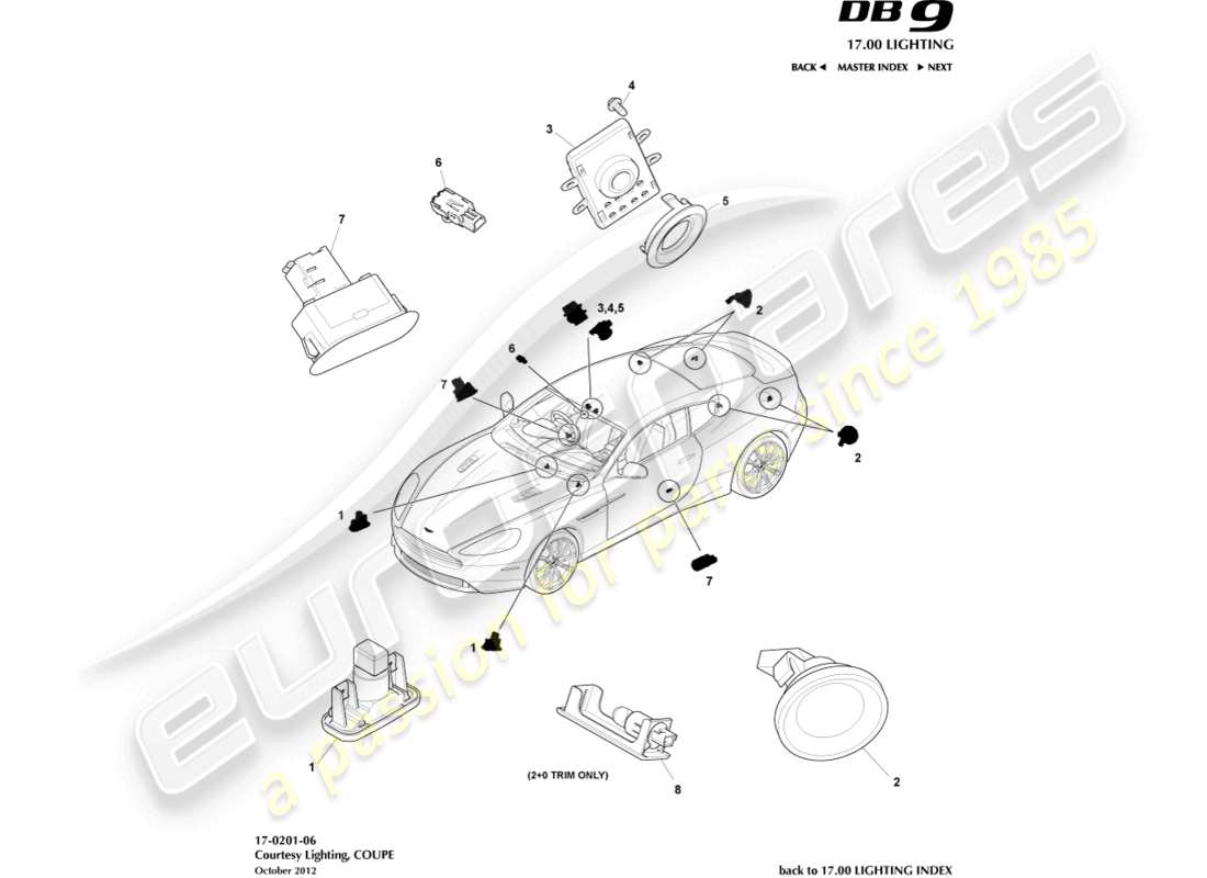 part diagram containing part number 9g43-13776-ba