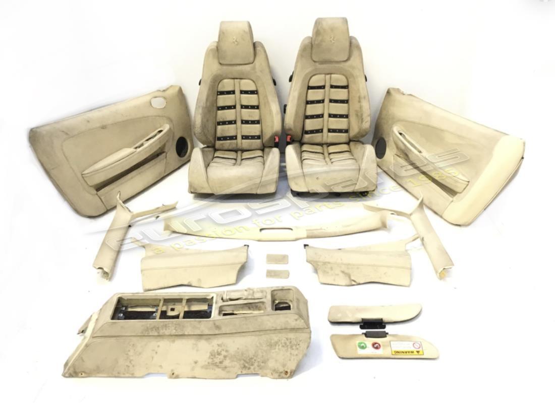 used ferrari rhd complete interior in cream. part number 690849000 (1)