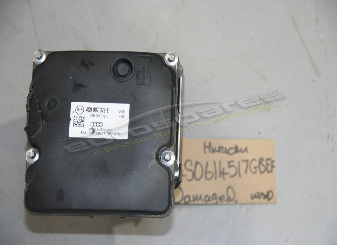 used lamborghini abs unit with ecu. part number 4s0614517gbef (1)