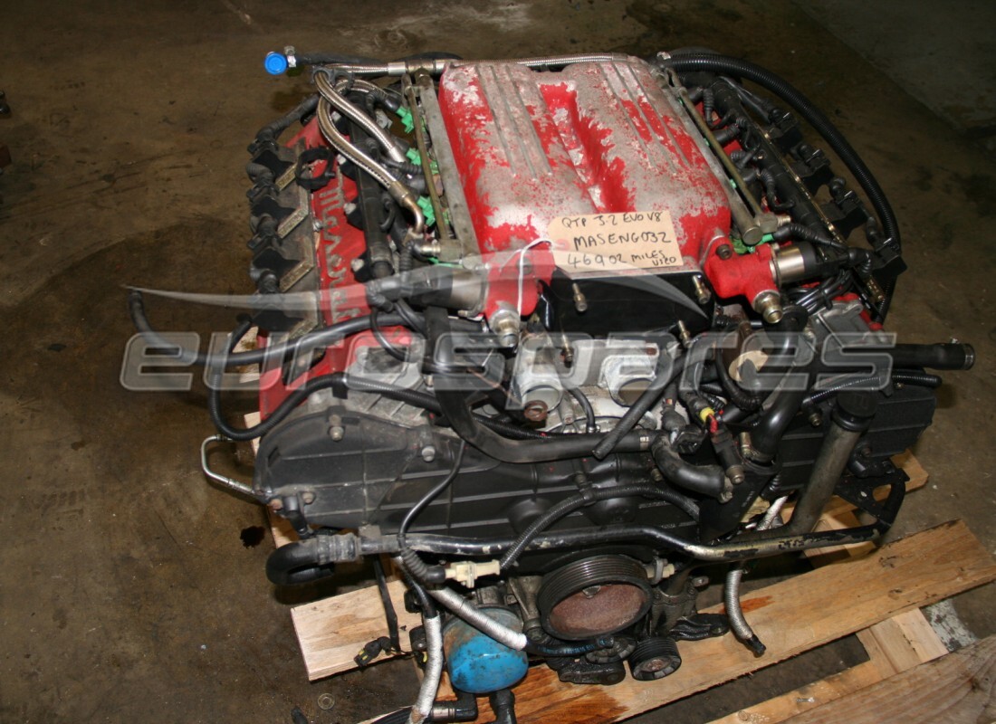 used maserati complete engine. part number maseng032 (1)