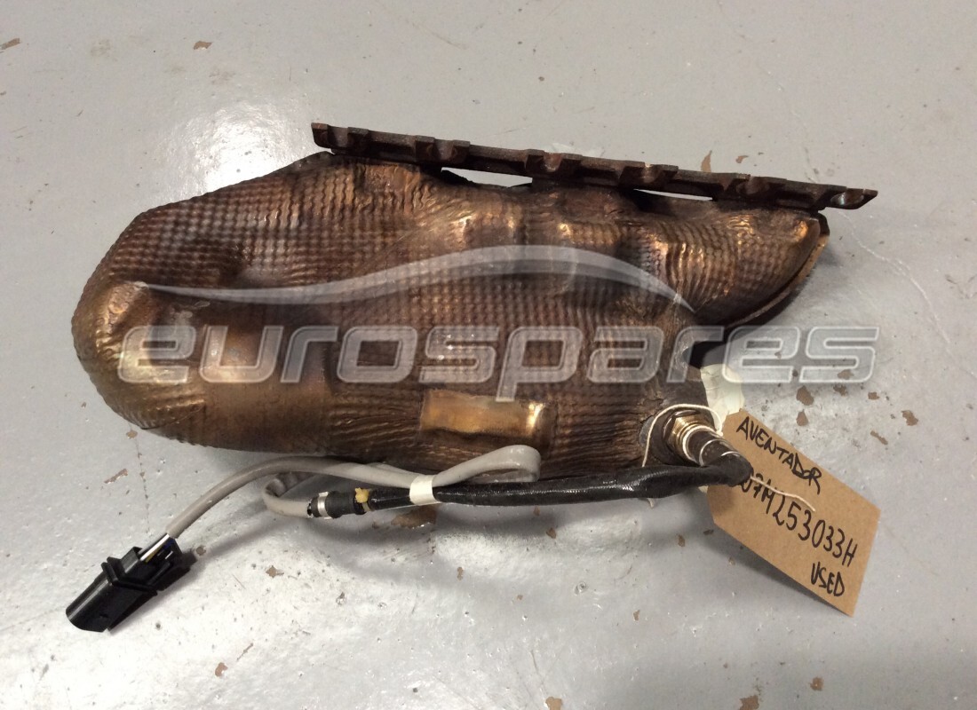 used lamborghini exhaust manifold. part number 07m253033h (1)