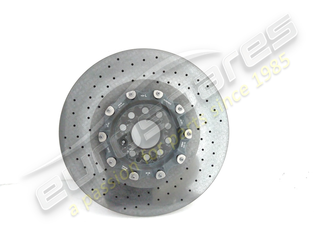 USED Lamborghini FRONT LH CERAMIC BRAKE DISC (VENTED) . PART NUMBER 470615301G (1)