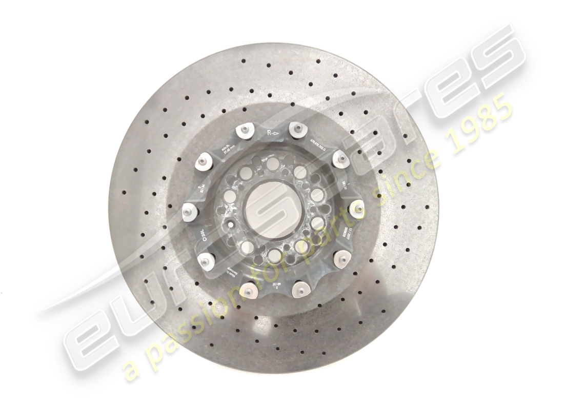 USED Lamborghini FRONT R H CERAMIC BRAKE DISC (VENTED) . PART NUMBER 470615302G (1)